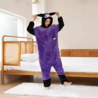 Новый осенний и зимний мультфильм цельные пижамы Kurome родители-родители фланелевые представления