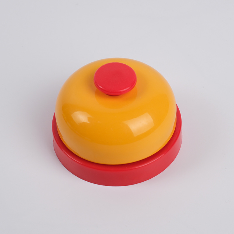 Juegos de mesa de juguetes de timbre de metal con espejo galvanizado botón de timbre plateado timbre de timbre de mano timbre de timbre de timbre de timbre de timbre