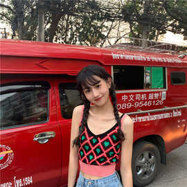 2021夏季新款针织小吊带泫雅同款背心女内搭外穿短款露脐无袖上衣