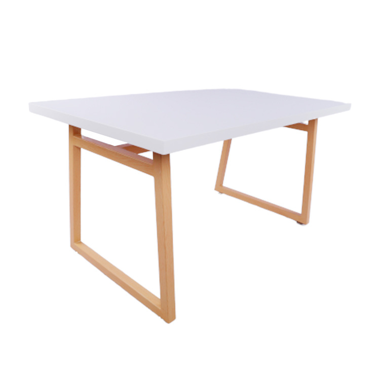 Mesa de comedor de madera exportada mesa de comedor de madera maciza mesa de negociación de lujo ligera alta sensación de exportación mesa de comedor silla