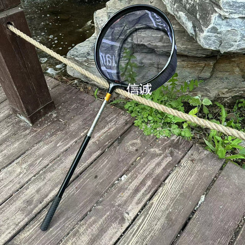 Carbon Mini Dip Net for Outdoor Fishing & Miniature Dip Net with Telescoping Design—Lightweight, Portable Mesh Bag, Wholesale Fishing Gear Accessories