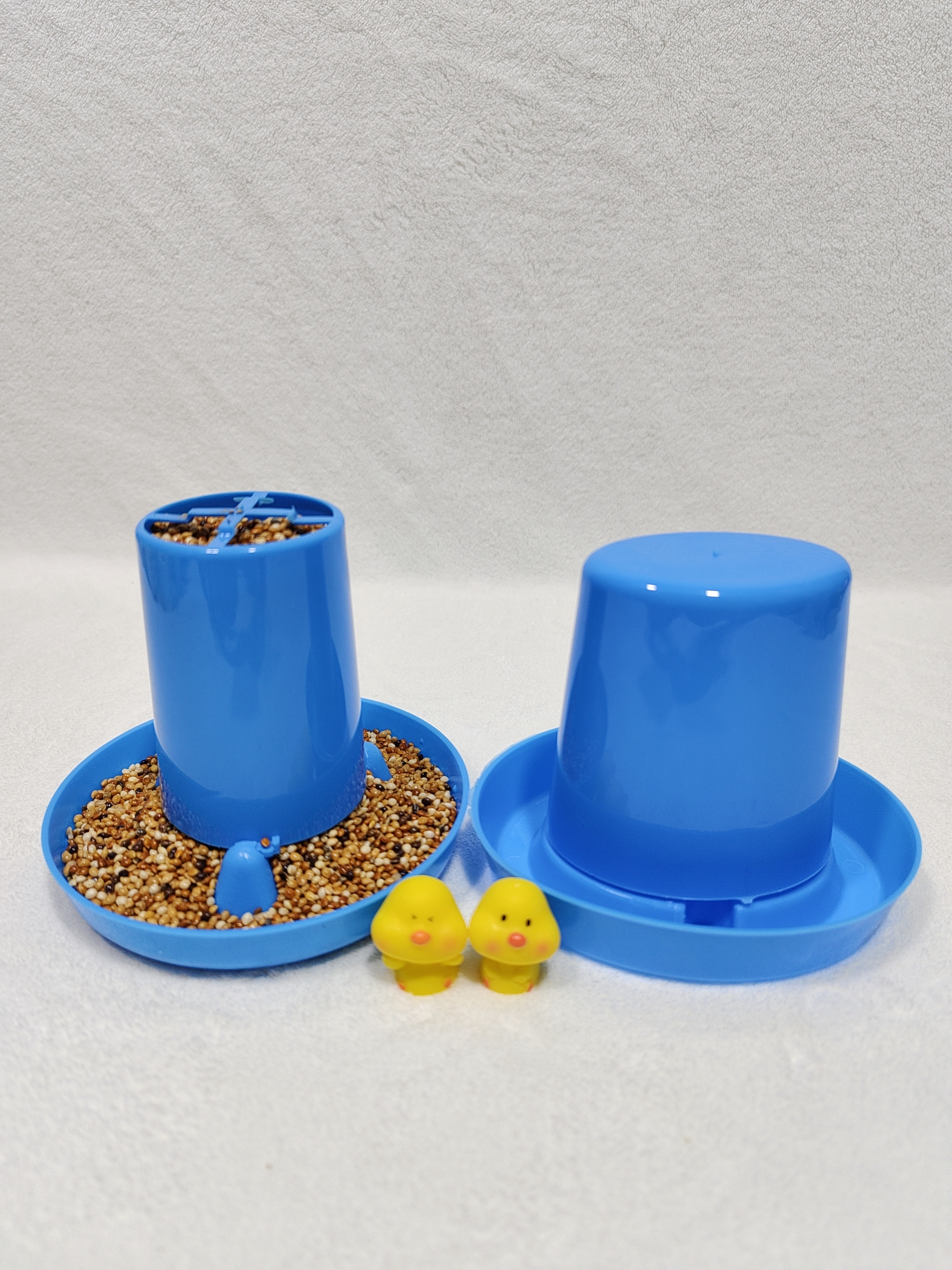 OLDK芦丁鸡喂食器喂水器鸟用饮水器鹌鹑小鸡崽水槽食槽下自动饮水