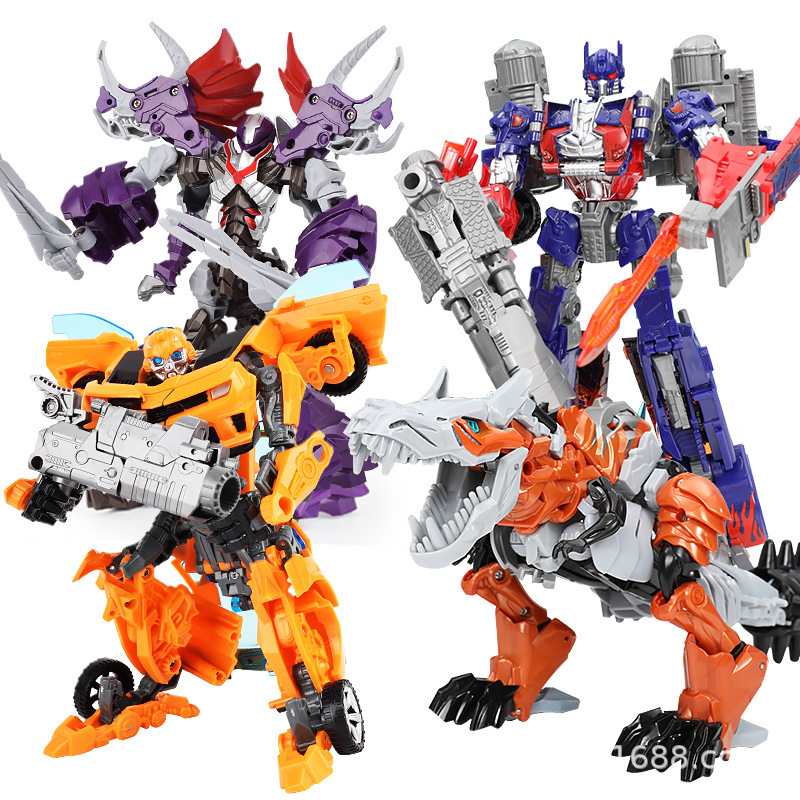 Transforming Series Toy Model Column Car Robot Combined Dinosaur Airplane Tank King Kong Boys' Toy