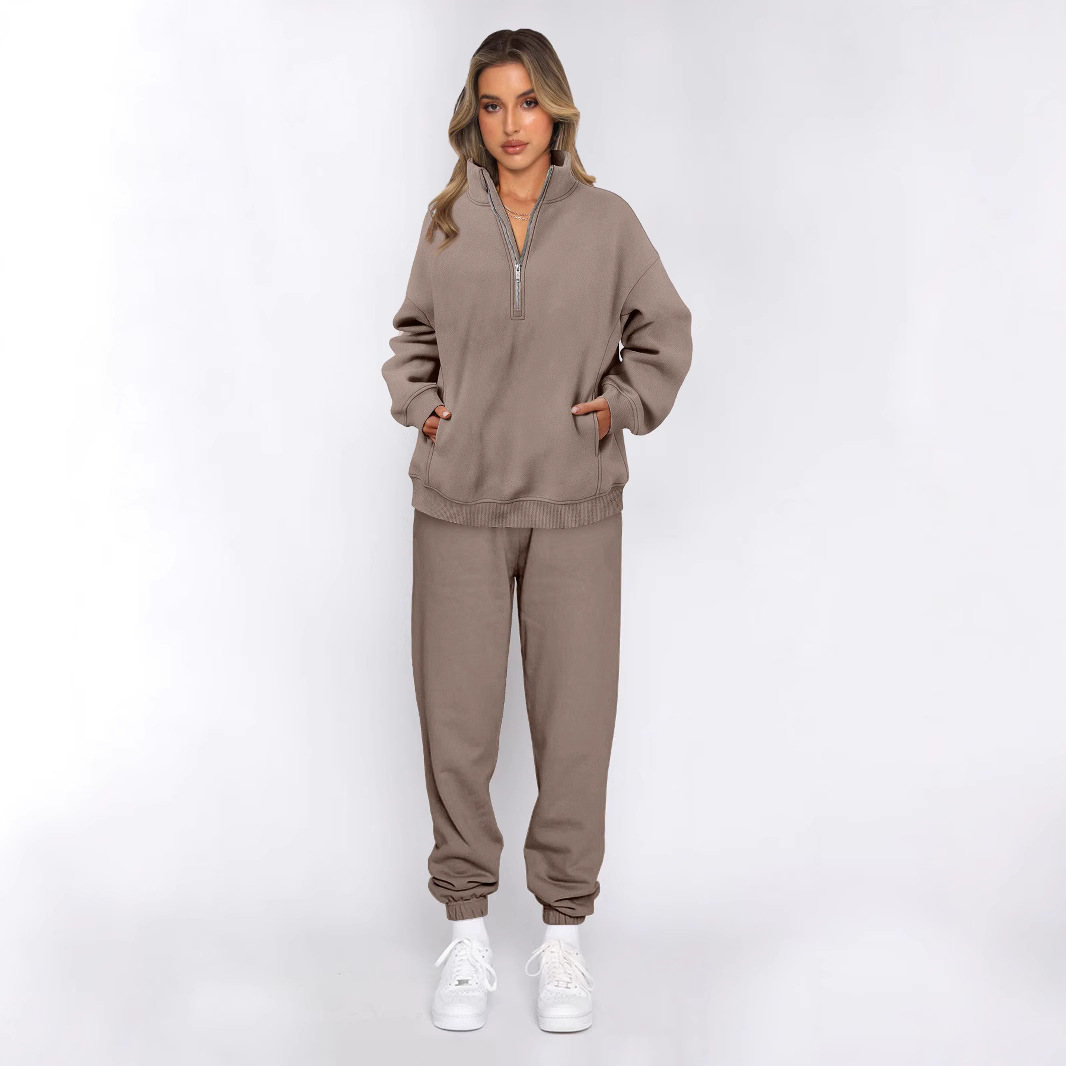Autumn sports long-sleeve with zipper