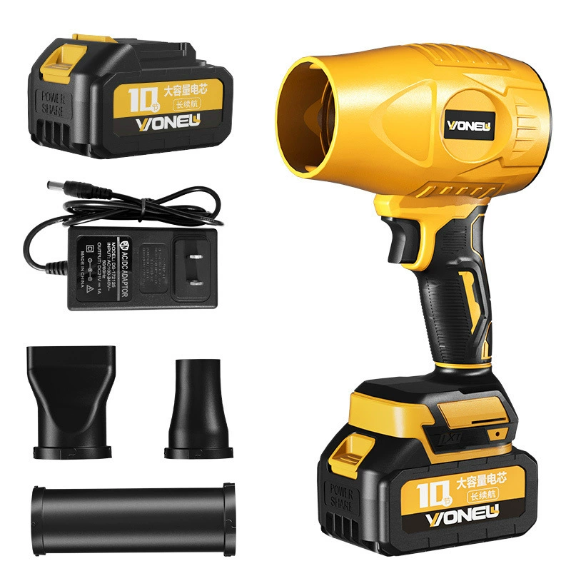 Бесщеточный литиевый электрический вентилятор, мощный промышленный мощный вентилятор, бытовой пылеудаляющий вентилятор для листьев, маленький