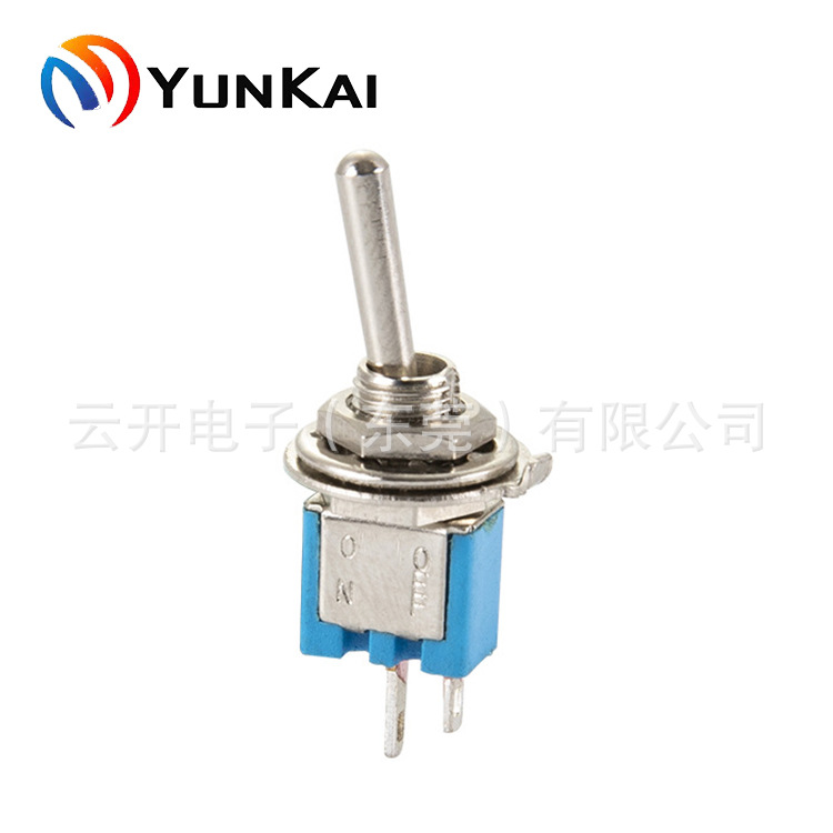 MTS-101 两档ON-OFF 2脚摇臂开关 摇头开关 拨动开关 钮子开关