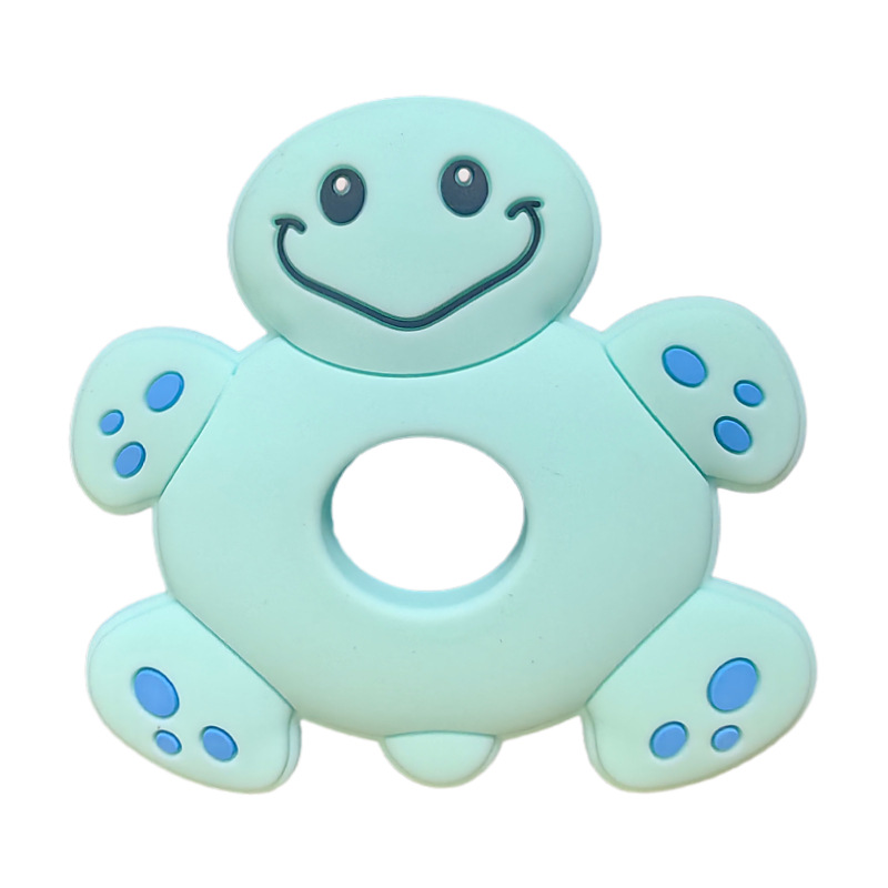 작은 거북이 치발기--녹색