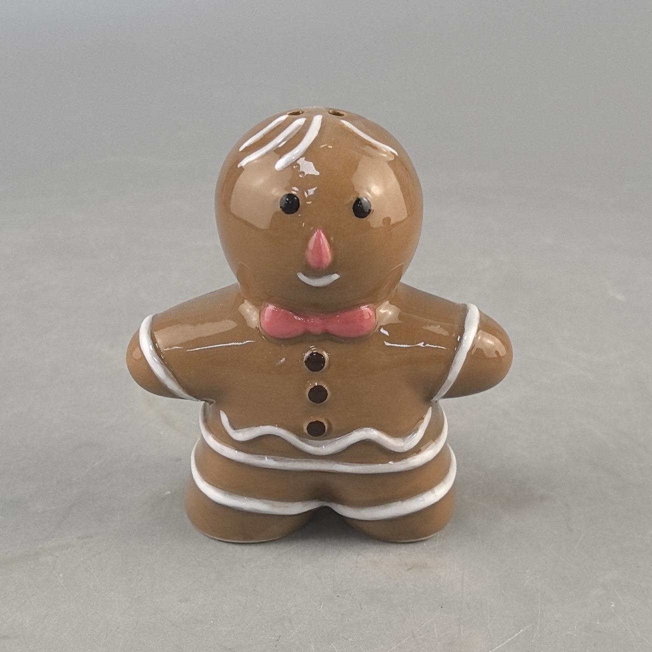 Nuevos productos explosivos transfronterizos creativos bonitos pinza de jengibre de Navidad botellas de sabor humano atmósfera de Navidad artesanías cerámicas