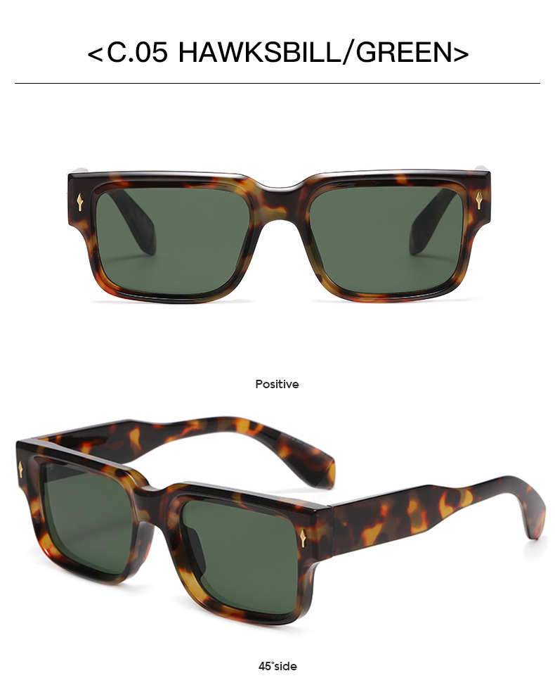 50g Weight Full Frame Glasses Structure Sunglasses Classification Ac, UV400 Protection Lens Material Square Glasses Style Outdoor, Travel Occasion Solid Color Pattern All Seasons Season Unisex Gender Simple Style, Classic Style Style Simple Style Classic Style Solid Color Ac UV400 Protection Square Full Frame Women's Sunglasses 15
