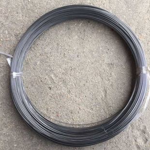 Carbon Black Matte Spring Steel Wire Threading Single Strand Hard Steel Wire Gold Mineral