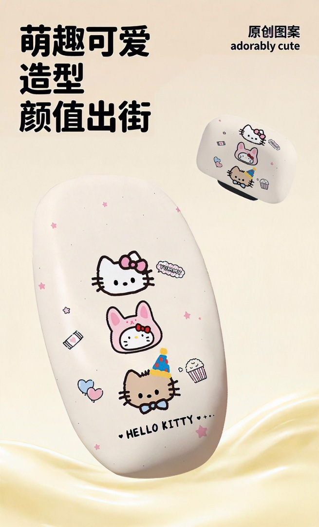 Cartoon girly-style electric vehicle seat cushion cover, sun-proof and waterproof, suitable for all seasons, motorcycle and electric scooter seat protection cover