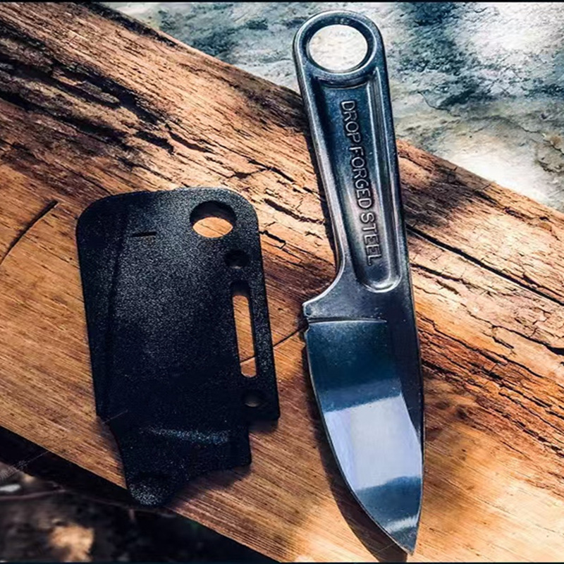 直刀野外生存求生工具便携式户外带刀套多功能不锈钢小刀