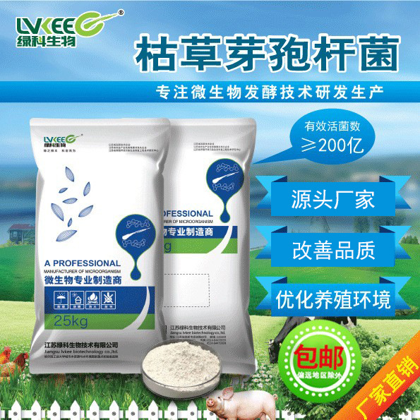 枯草芽孢杆菌200亿畜禽养殖饲料添加提高适口性