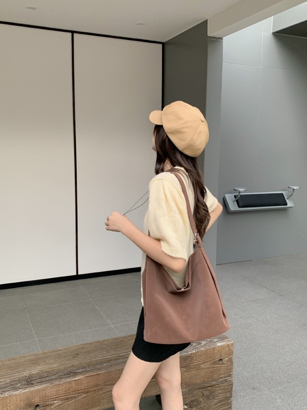 秋冬款大容量麂皮绒高级感时尚流行豹纹简约日常单肩斜挎托特包女|undefined