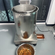 西美特电动脱油机油炸食品辣椒鸡柳甩油机炸串沥油神器不锈钢小型