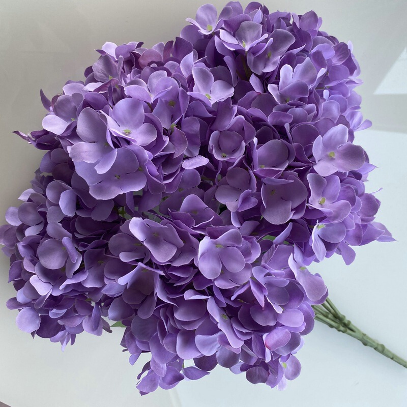 毛布5頭のフランスのアジサイは、ホテルの結婚式の生け花を飾って多色のアジサイの花の花束を卸売りします。|undefined