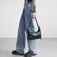 歐美復古酷拽女孩單肩腋下包包2022秋冬新款軟皮質感時尚手提包