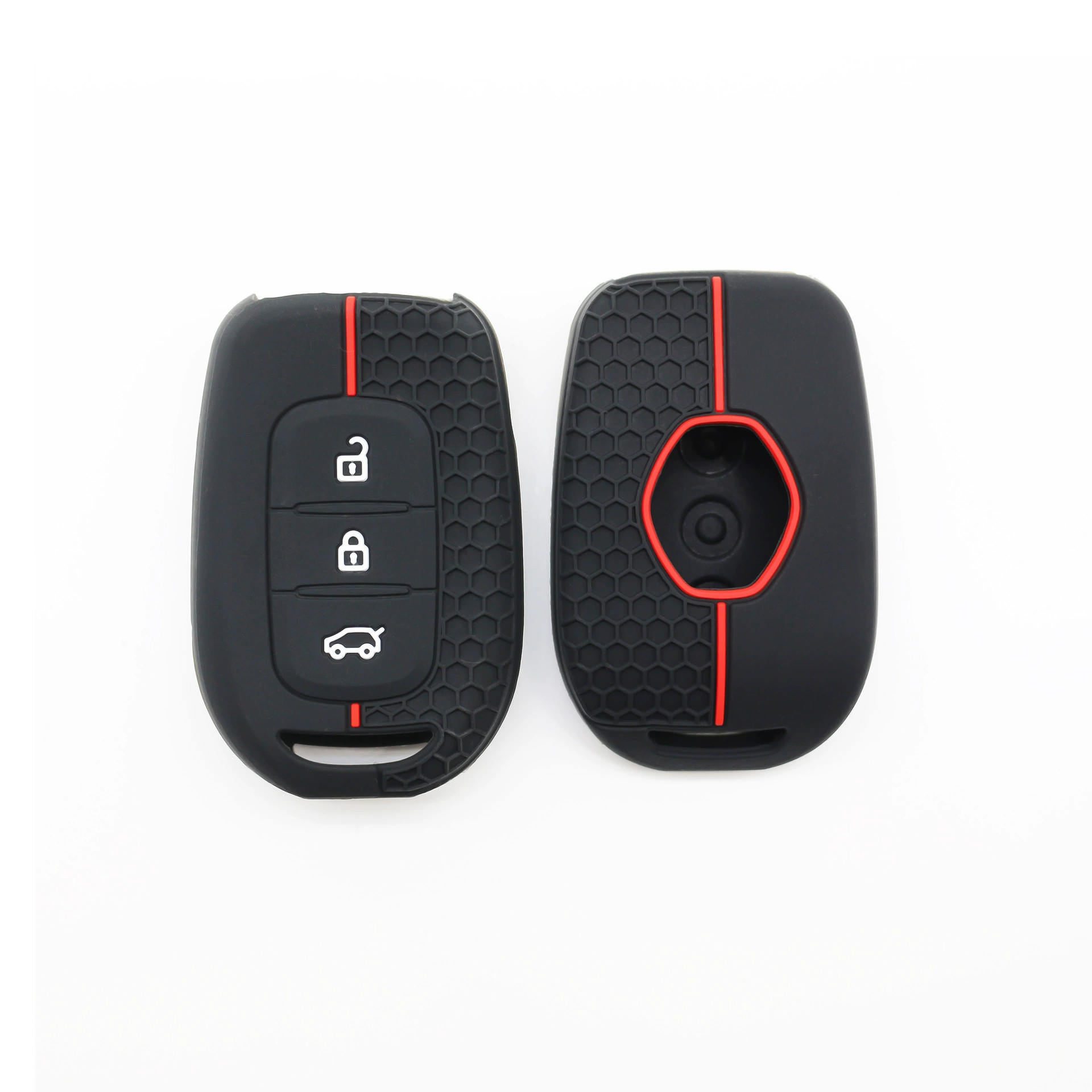 Трансграничное применение Renault Colleao складной 3 клавиши полый силиконовый чехол для ключей Kerega сотовый ключ сумка для ключей