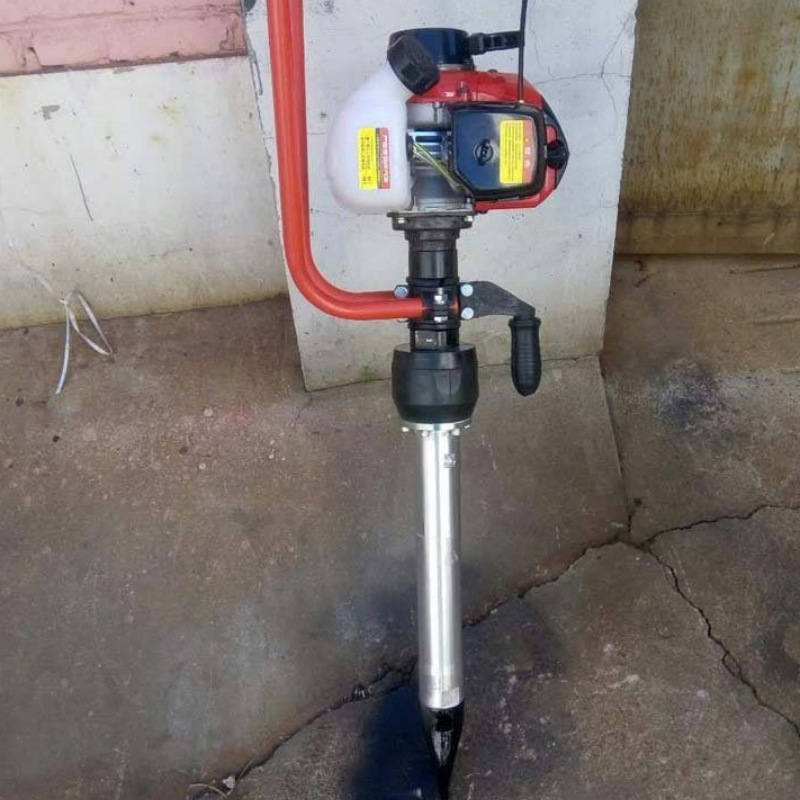 Potente dispositivo portátil de compactación de lecho de carretera de alta eficiencia impulsado por gasolina para máquina de compactación de mano de combustión interna minera