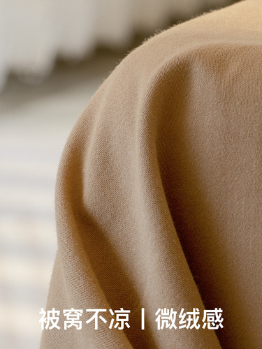 100 thread count thickened brushed丨Single piece pure cotton fitted sheet pure cotton bedspread solid color satin all-inclusive fitted sheet quilt cover