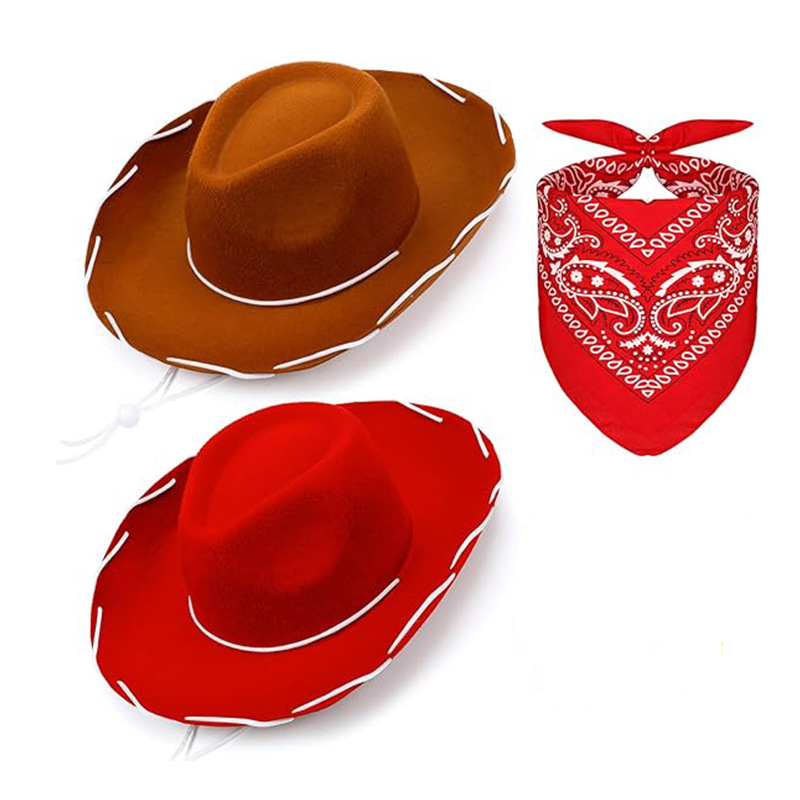 Cappello fedora western con corda cappello cowboy marrone_voghion.com