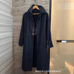 25早秋新款棉宽松风衣经典通勤百搭气质外套秋冬时尚韩版中长款女