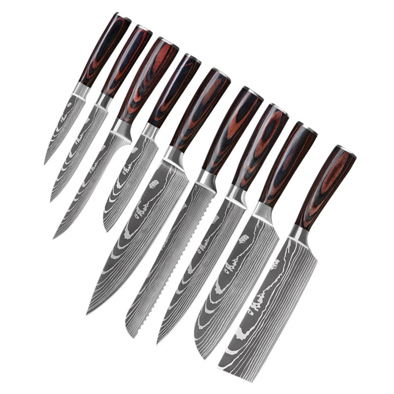Set stainless steel, sharp knife, (Physicals)