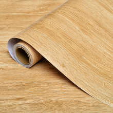 跨境原木墙贴wallpaper自粘墙纸家具翻新贴纸衣柜门木纹 波音软片