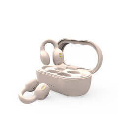骨伝導耳クリップ式無線bluetoothイヤホン騒音低減長航続低遅延耳に入らないレジャー運動イヤホン
