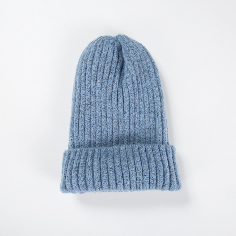 38g Weight Housewarming, Anniversary, Business, Wedding, Outdoor, Travel, Birthday, Festival, Sports, Shopping Occasion Solid Color Pattern Unisex Gender Korean Style Style Khaki, Grey, Beige, Pink, Purple, Red, Green, Blue, Wine Red, Camel, Yellow, Black Color One Size Size Korean Knitted Hat Autumn And Winter Warmth Fashion Striped Woolen Hat Solid Color Flanging Hedging Cold Hat 9