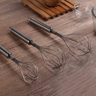 Qiantuan Seiko stainless steel manual eggbeater blender and noodle maker cream stainless steel eggbeater wholesale