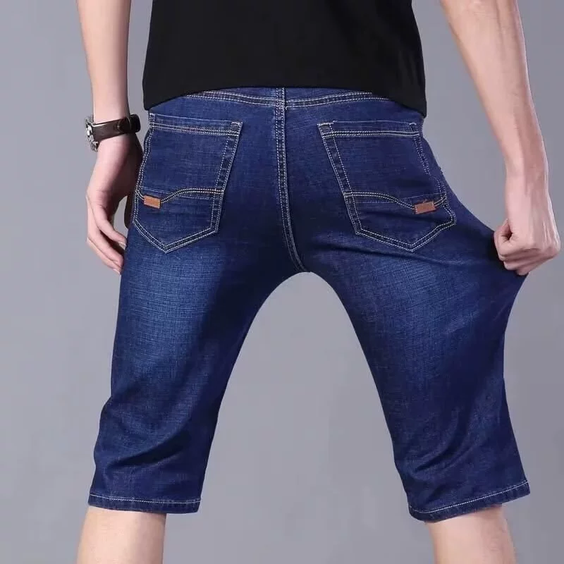 (Кросс-бортная торговля), джинсовая юбка, шорты, брюки, slim fit, простой и элегантный дизайн, свободный прямой крой