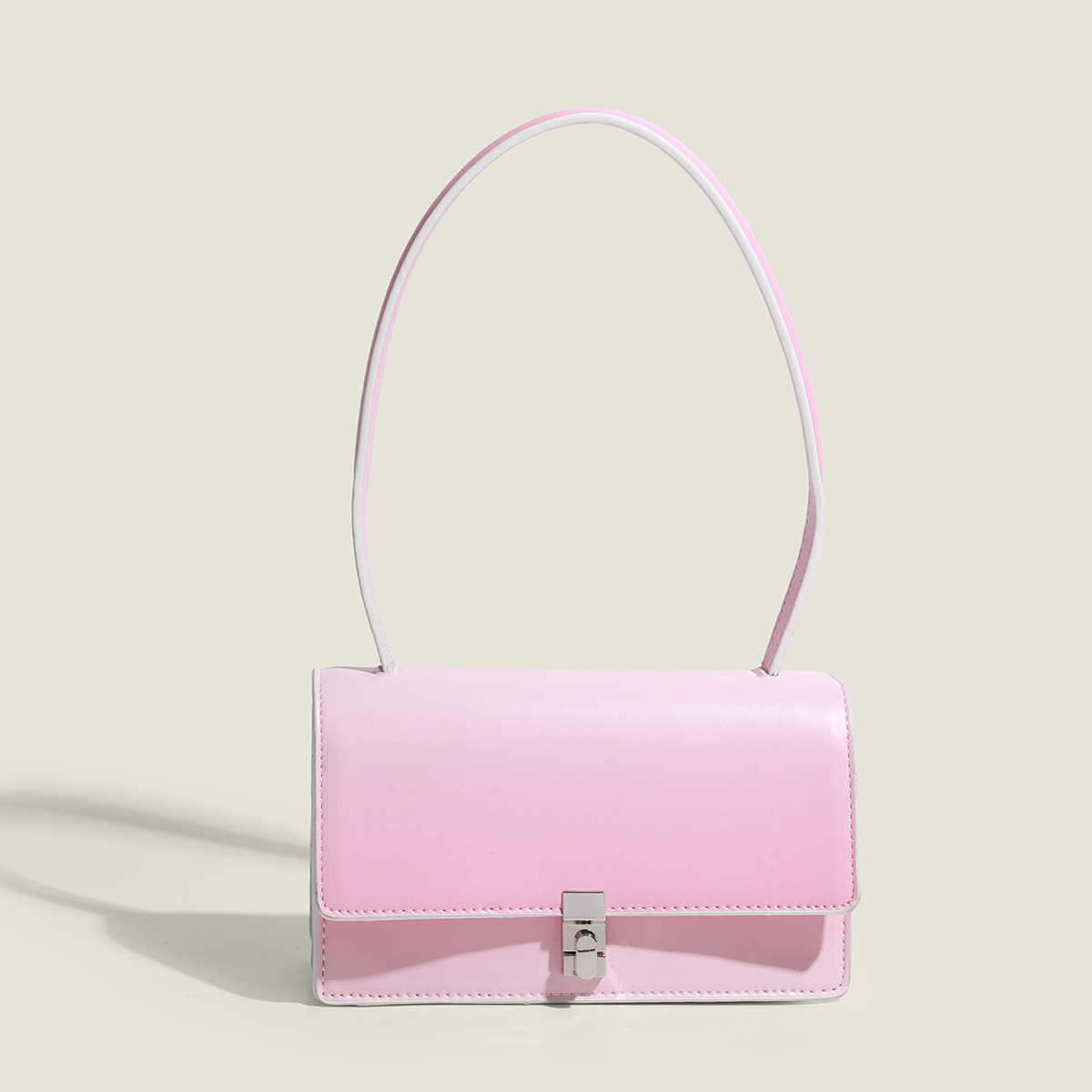 Women's Bags Armpit Bags Women'sy Fashion Versatile High-end Texture Niche Pink Baguette Bag