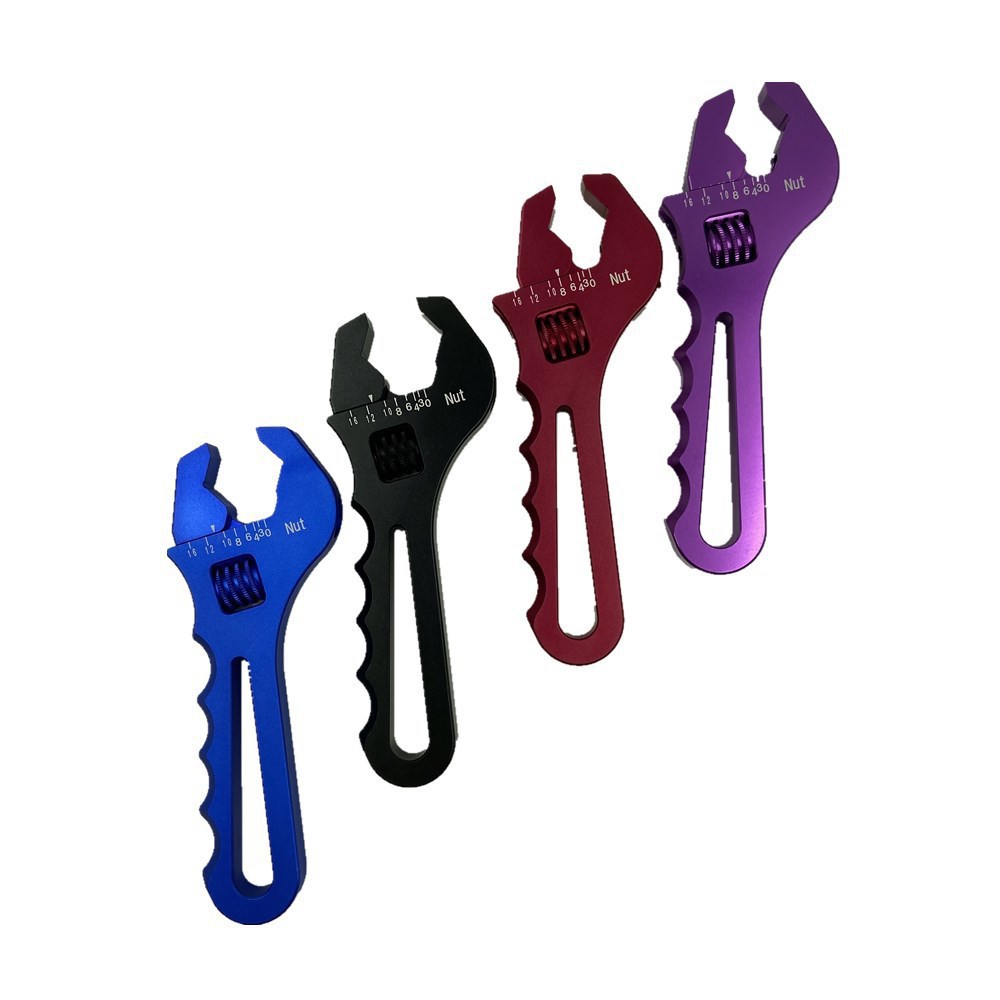 Llave de coche modificada Llave de tubo AN3-AN16 Llave ajustable en forma de V Accesorios de coche modificados
