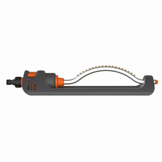 New Spot Wholesale 19-Hole Self-Oscillating Sprinkler Lawn Sprinkler Garden Watering Courtyard Flower Watering Nozzle