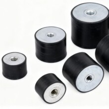 橡胶包金属减震柱硅胶缓冲减震器设备防震橡胶柱 多规格定制