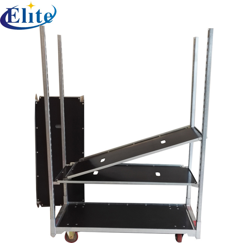 厂家推荐花架车，多层可调节可拆卸工具周转车，轻便搬运胶合板车