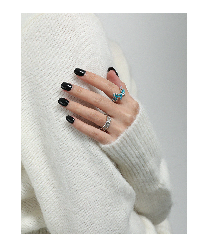 Fashion Irregular Sterling Silver Plating Open Ring 1 Piece