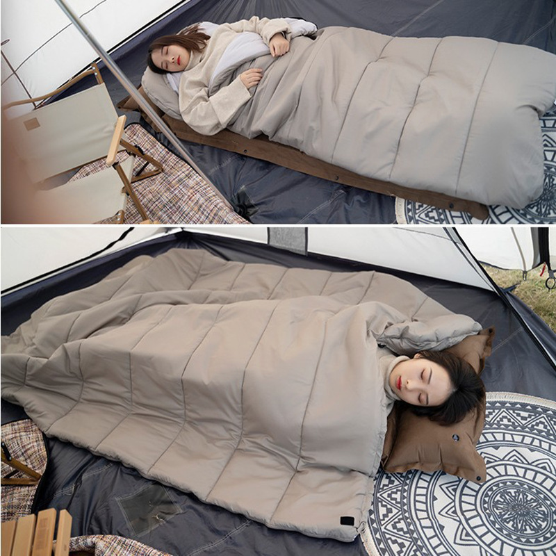 Saco de dormir al aire libre camping Hotel sucio piel suave máquina lavable costura invierno engrosada Four Seasons Universal