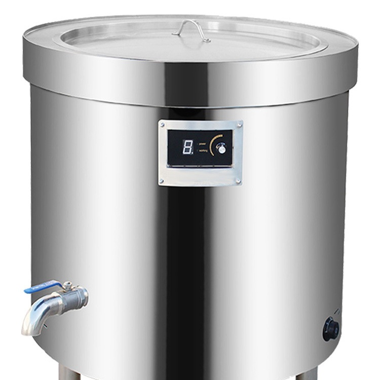 Barril de salmuera eléctrica comercial barril de sopa de ahorro de energía barril de acero inoxidable aislamiento de carne de res y cordero sopa de salmuera cocinada sopa de salmuera de frecuencia variable