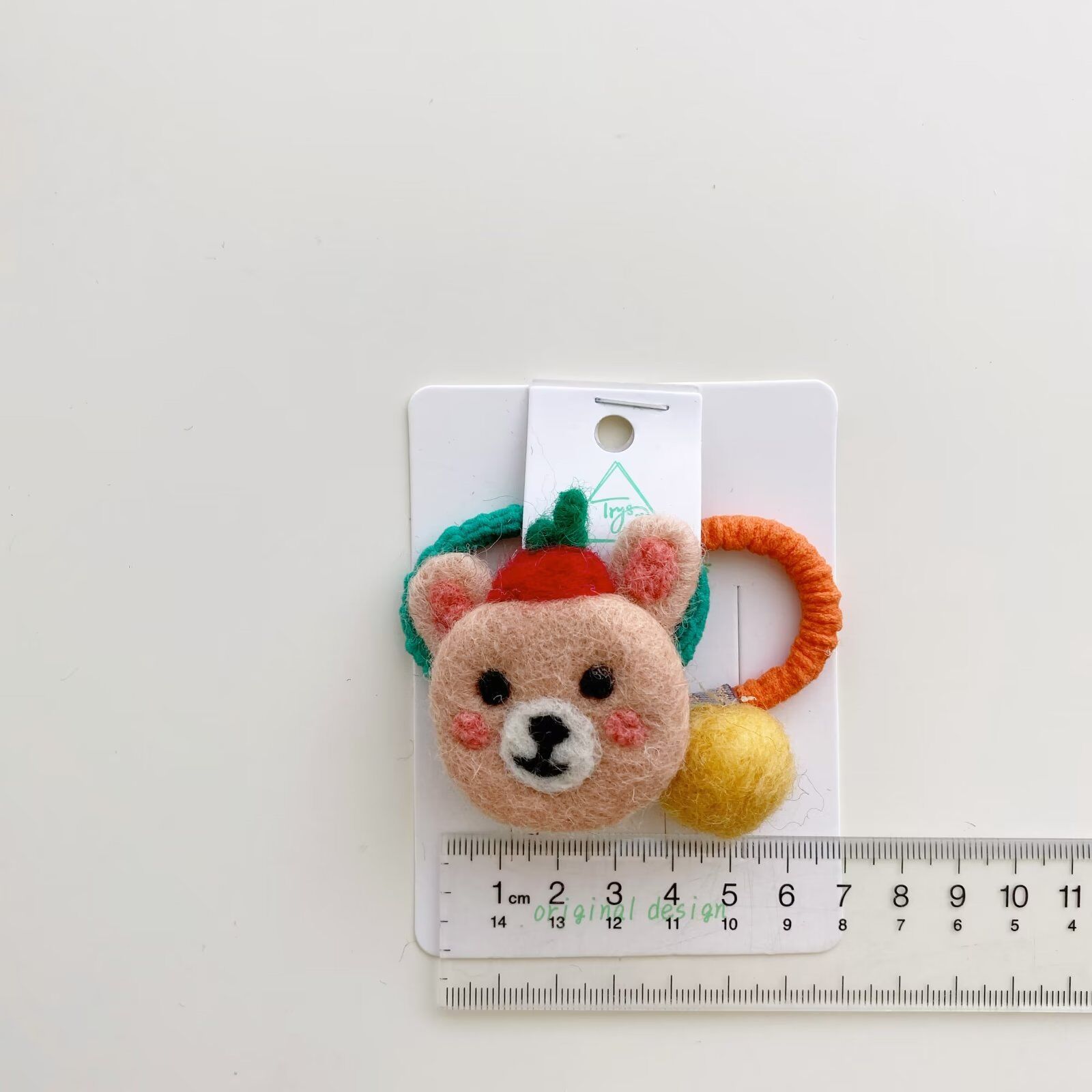 Cute Animal Wool Felt Hair Tie 2 Pieces display picture 2