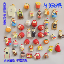 日式猫冰箱贴DIY 磁力食玩冰箱留言贴树脂仿真食物冰箱贴磁铁强吸