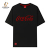 Coca-cola t-shirt 2022 new pattern summer men and women lovers Short sleeved pure cotton Vintage Style motion leisure time T-shirt