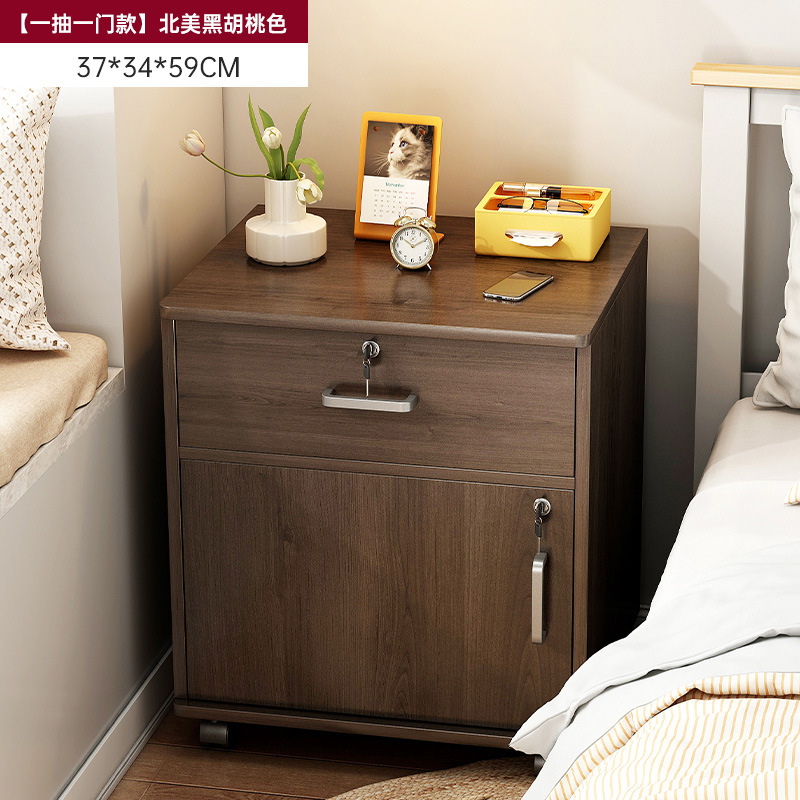 Tabernita de cabecera armario de almacenamiento doméstico armario de almacenamiento de alquiler gabinete de exhibición de alquiler pequeño estante de almacenamiento junto a la cama