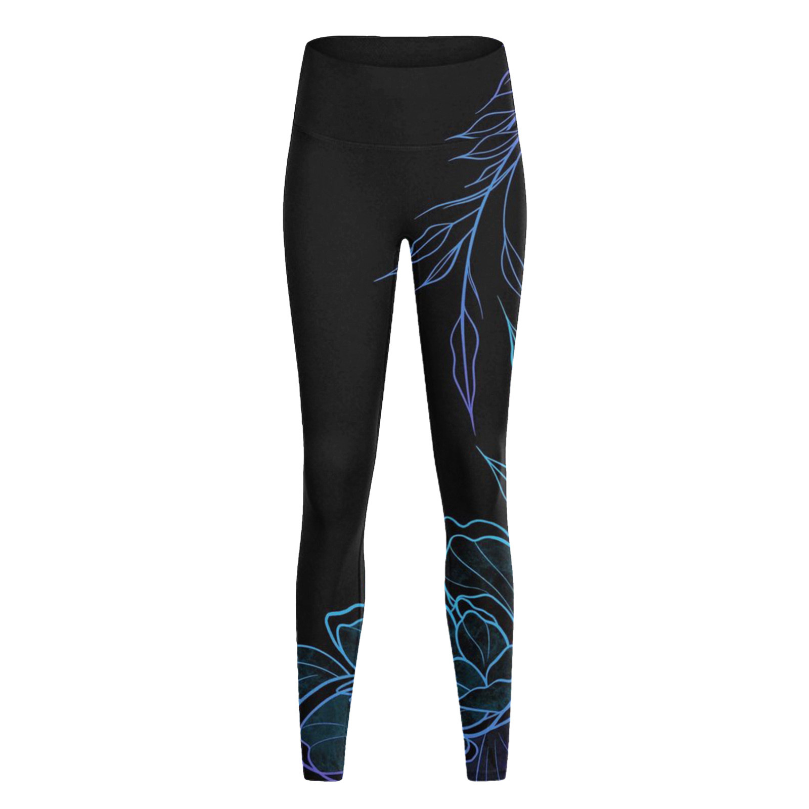 Venta al por mayor Dingzi primavera y otoño 3D impreso leggings ropa exterior de cintura alta Mujer vientre contracción cadera levantamiento deportes adelgazamiento yoga Pantalones image 38