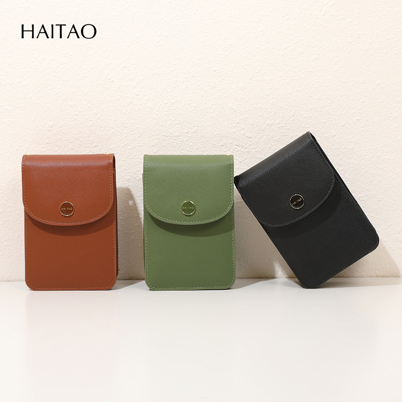 Bolso para teléfono móvil transfronterizo de nueva tendencia para mujer Bolso diagonal de un solo hombro de moda coreana mochila para teléfono móvil multifuncional de gran capacidad