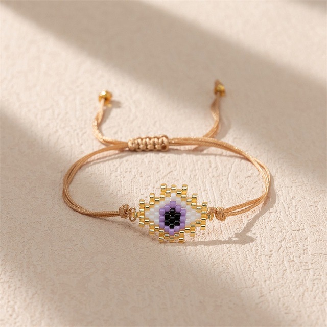 Bracelets Classification Retro Devil's Eye Glass Rope Women's Bracelets