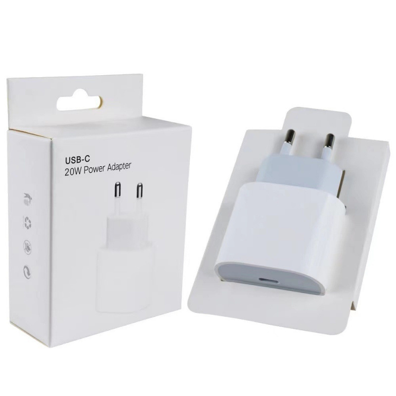 跨境PD20W充电器EU欧规充电头适用苹果iphone手机快充头批发套装|undefined