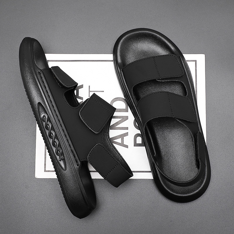 Sandals Men's Summer 2025 New Fashionable Outdoor Deodorant Beach Shoes Men's Casual Driving Soft Sole Non-slip Sandals