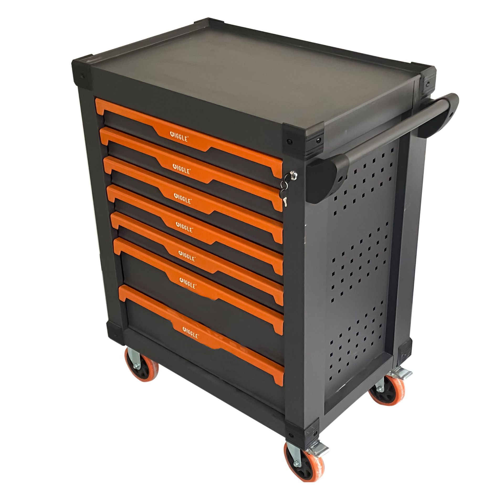 Camión de herramientas de reparación de automóviles, piezas de herramientas pesadas, cajones, caja de herramientas móvil multifuncional, gabinete de herramientas de reparación